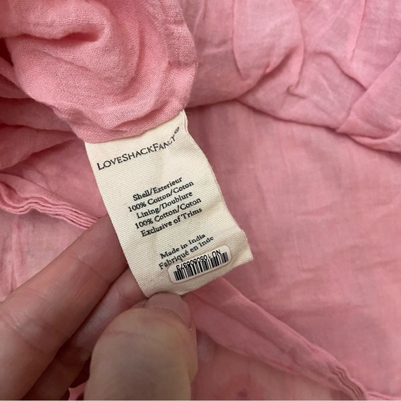 Loveshackfancy Norelli Printed Ruffled Dress pink floral 3532 - Picture 11 of 12